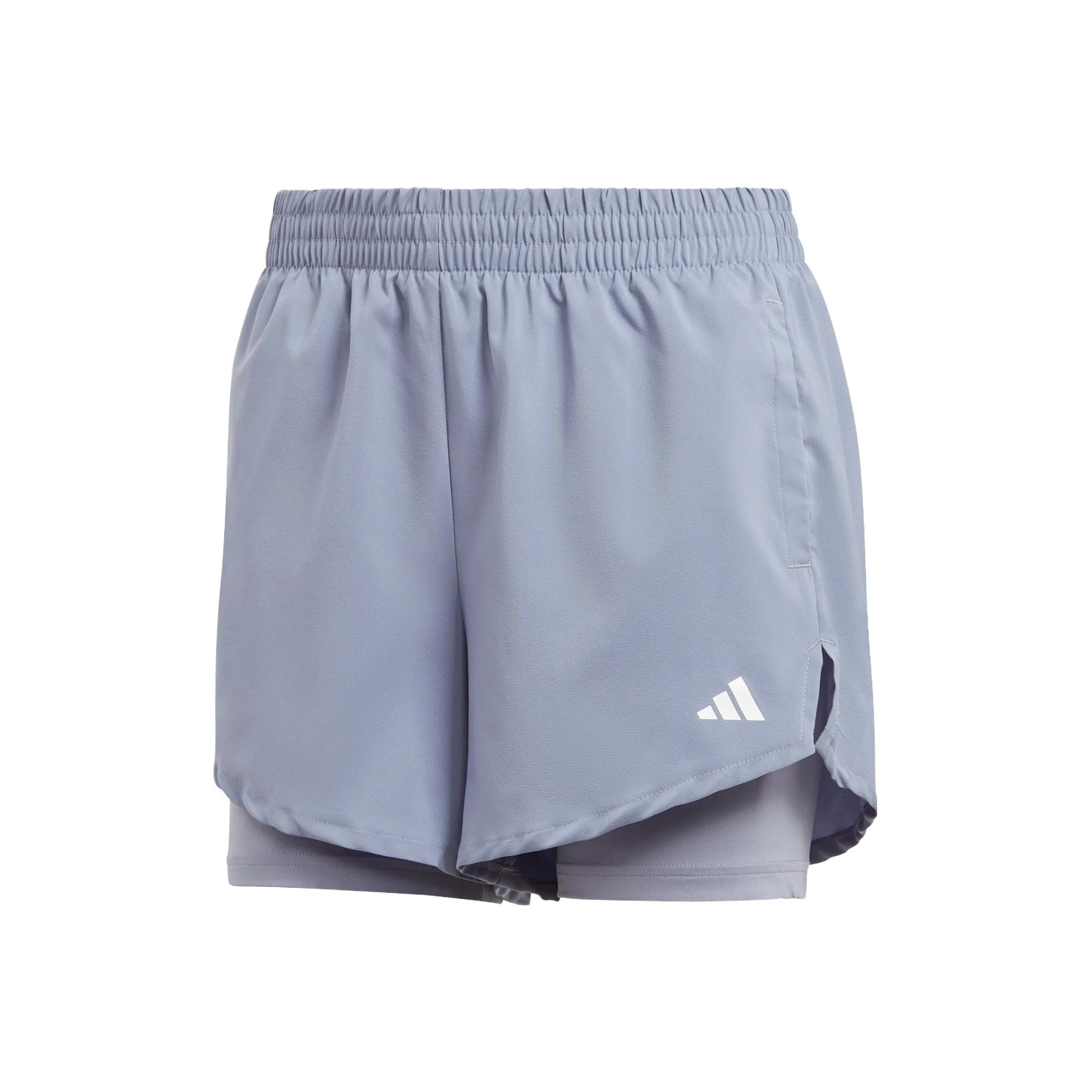 Adidas AEROREADY Casual Shorts Women's Silver Gray Violet
