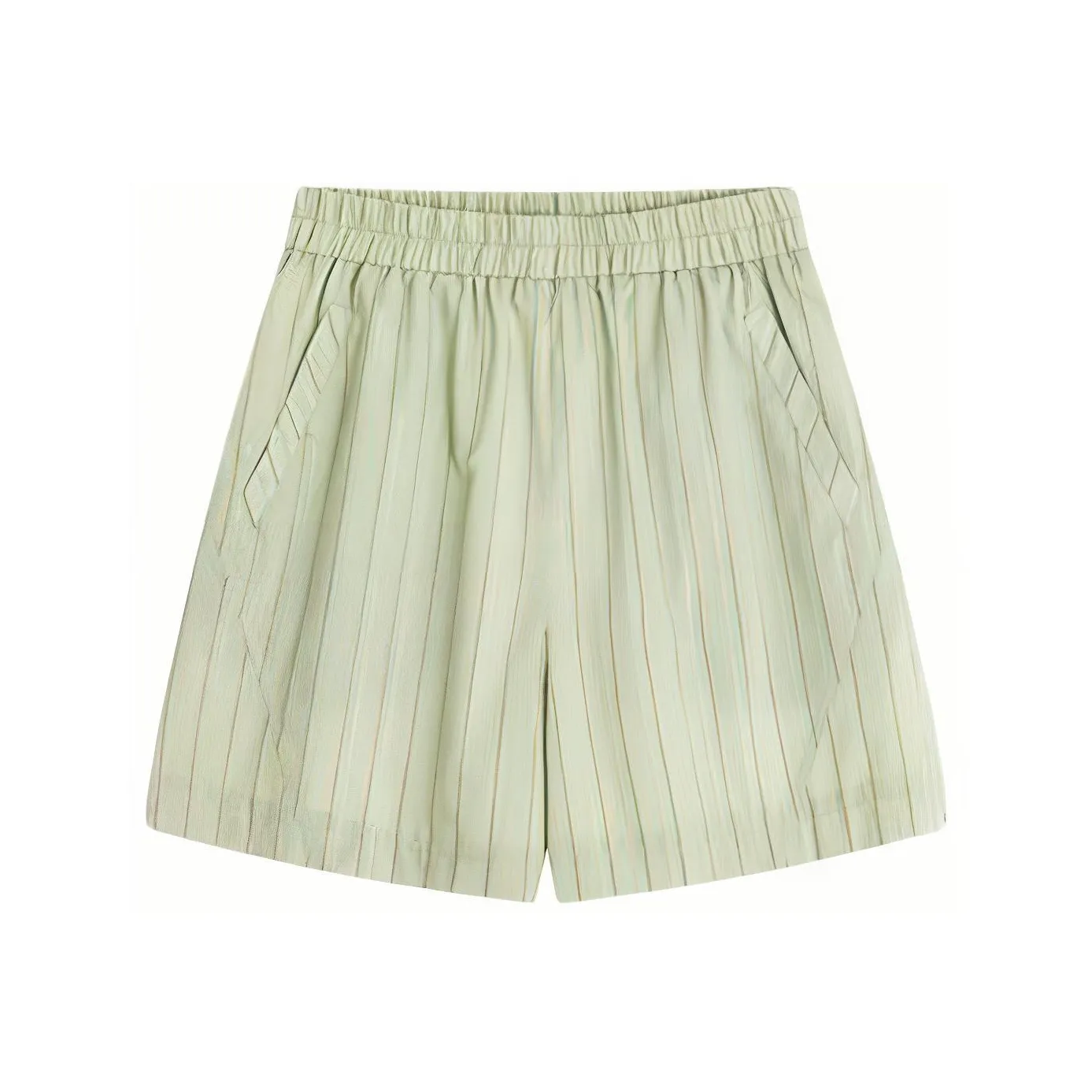 Famanxuan Casual Shorts Women's Forest Green