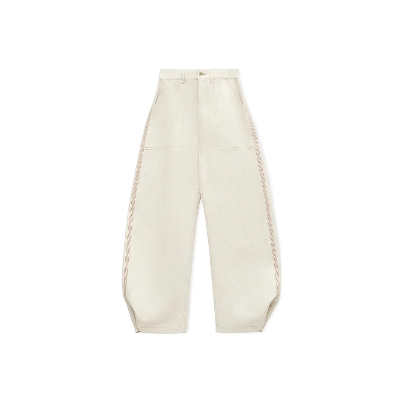 LOEWE Balloon Trousers 'Ecru'