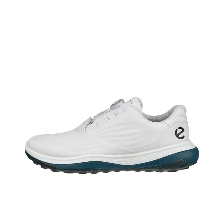 Ecco LYTR Дышащая Низкая Обувь для гольфа Мужская Белая