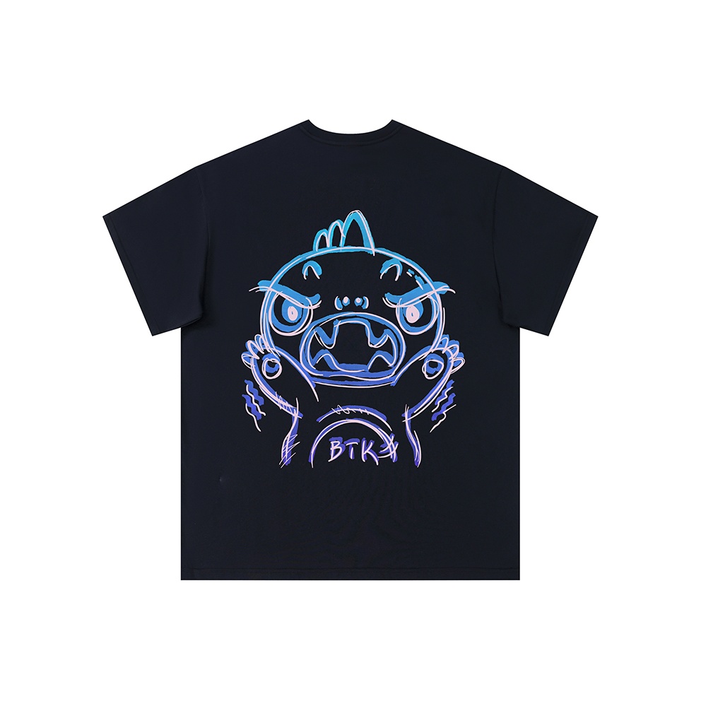 【BAON】[unisex] Robin Print Short Sleeve Tee BAON】[unisex] Robin Print Short Sleeve Tee large