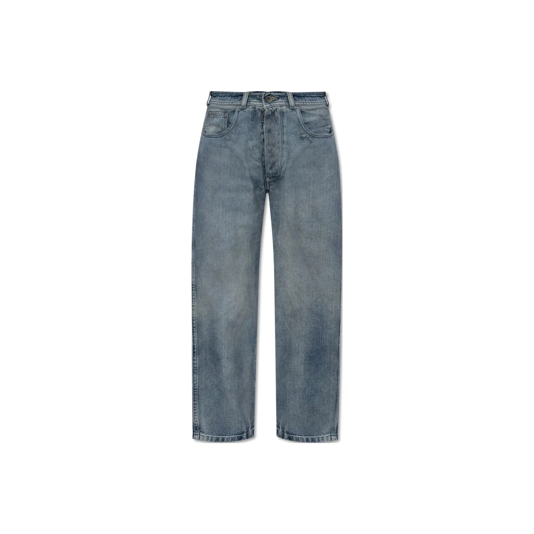 Maison Margiela High Waist Distressed Jeans