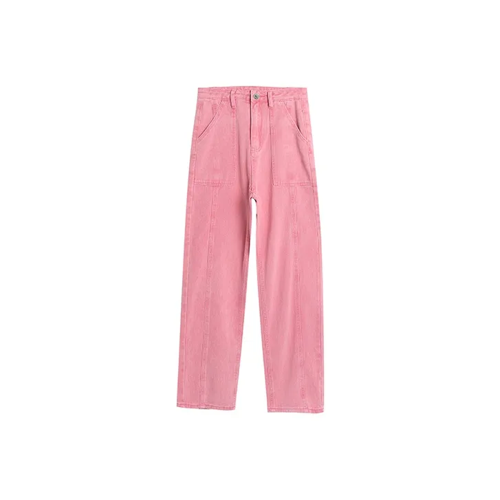 WOWI KCKS Джинсы Осенние Женские Розовые