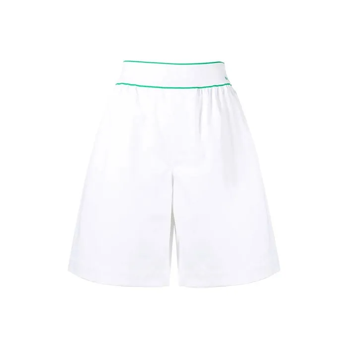 Bottega Veneta Tipped Cargo Shorts White