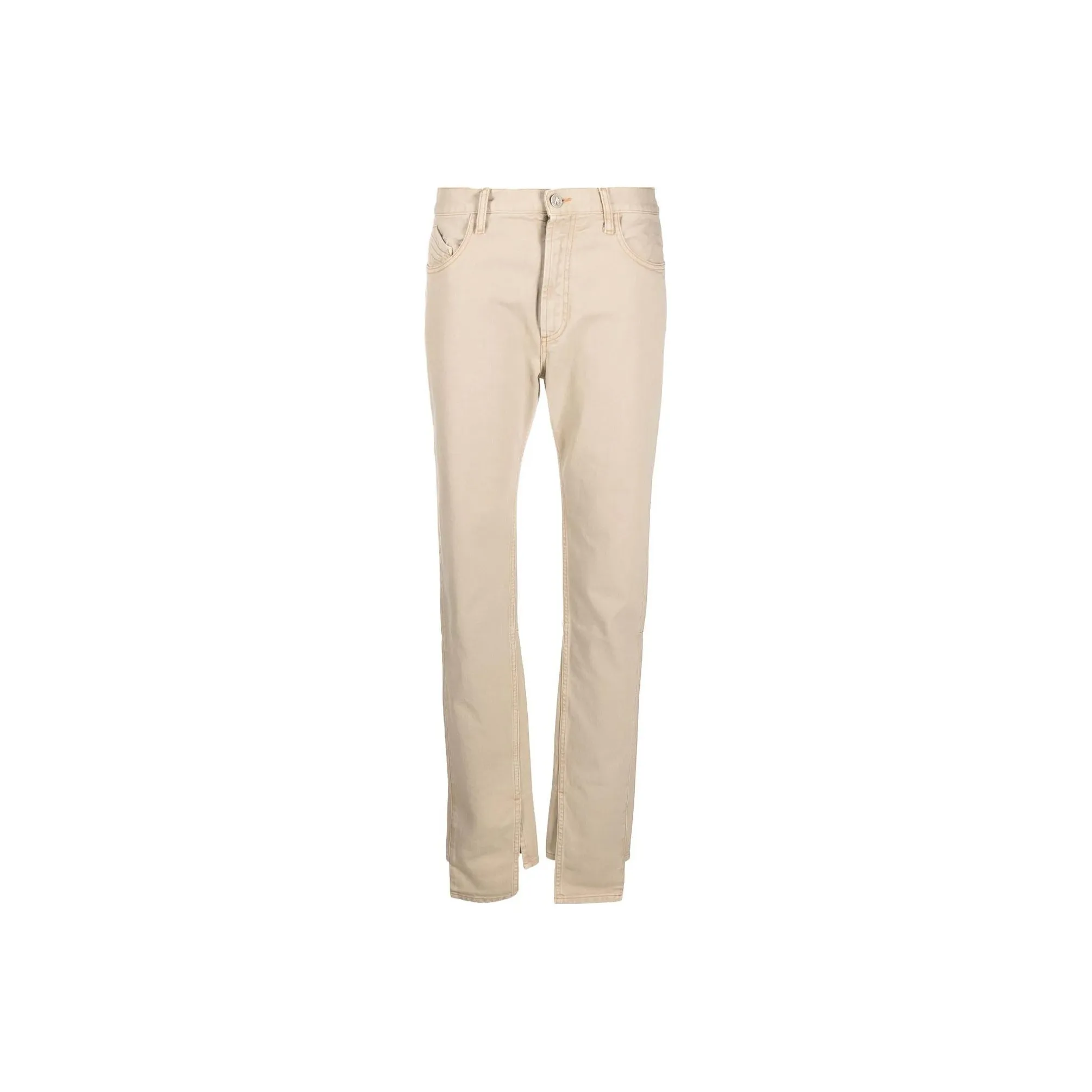 The Attico Logo Embroidered Skinny Fit Jeans