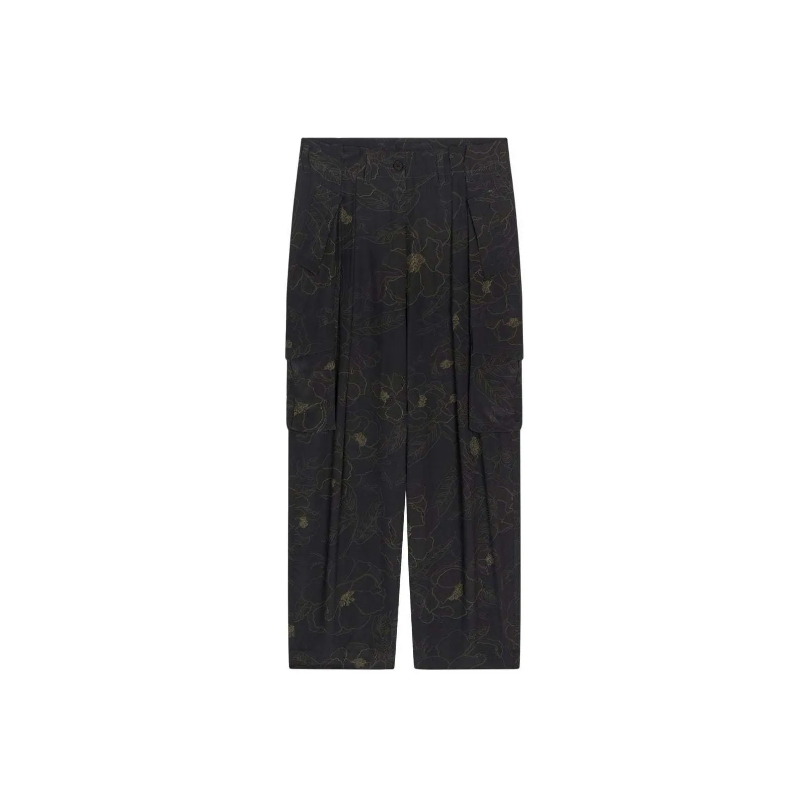 DRIES VAN NOTEN Polkam Pants Black