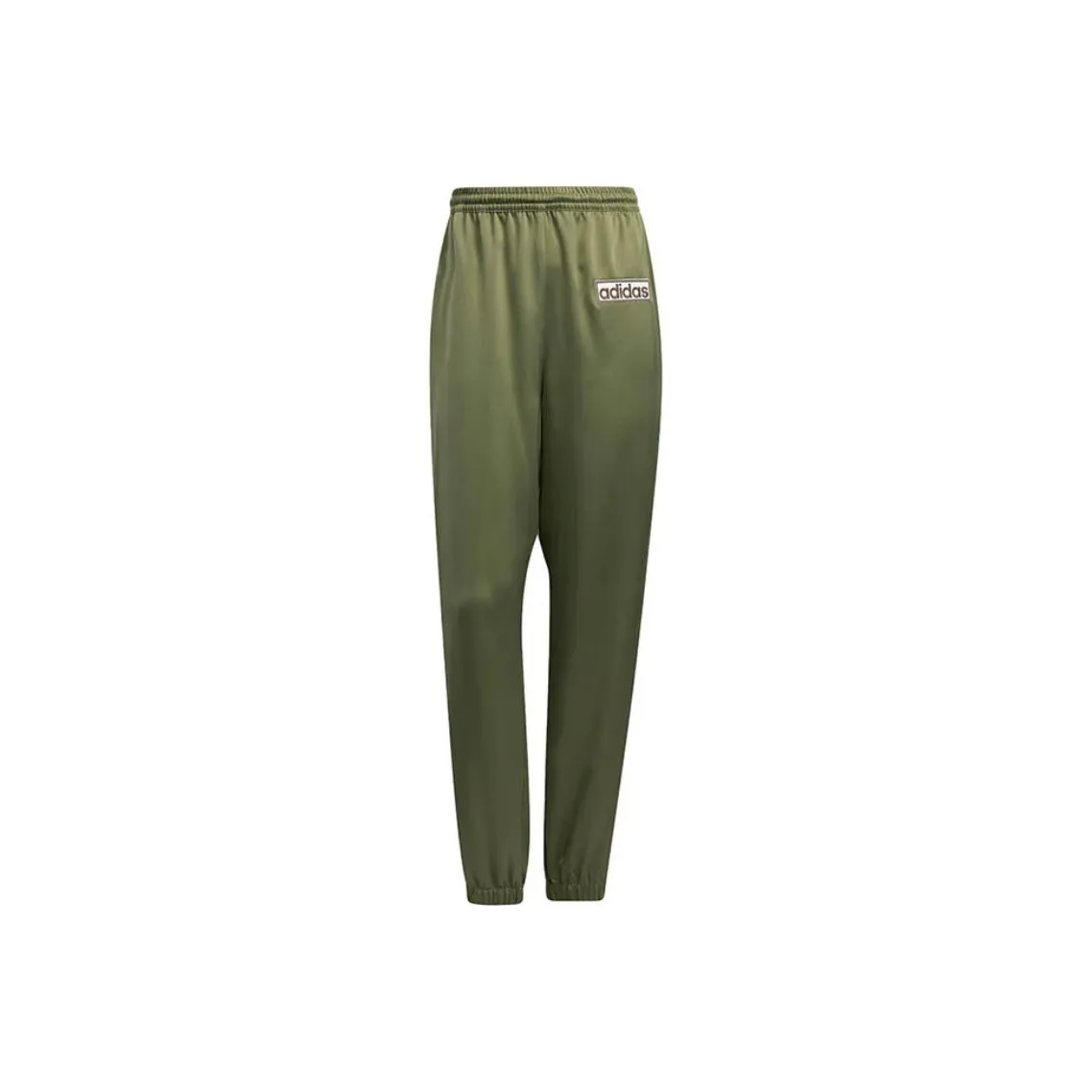 adidas originals Оливково-зеленые Женские Вязаные Тренировочные Брюки
