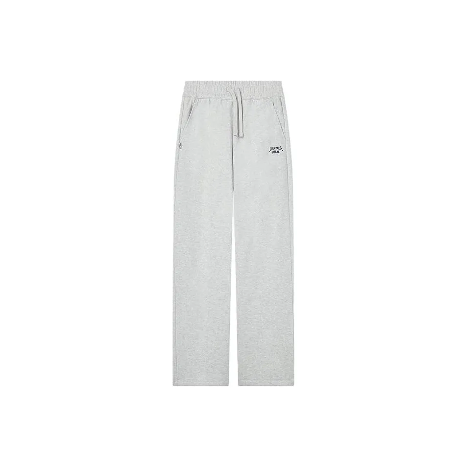 FILA Knitted Sweatpants Women's Ivory Heather Gray