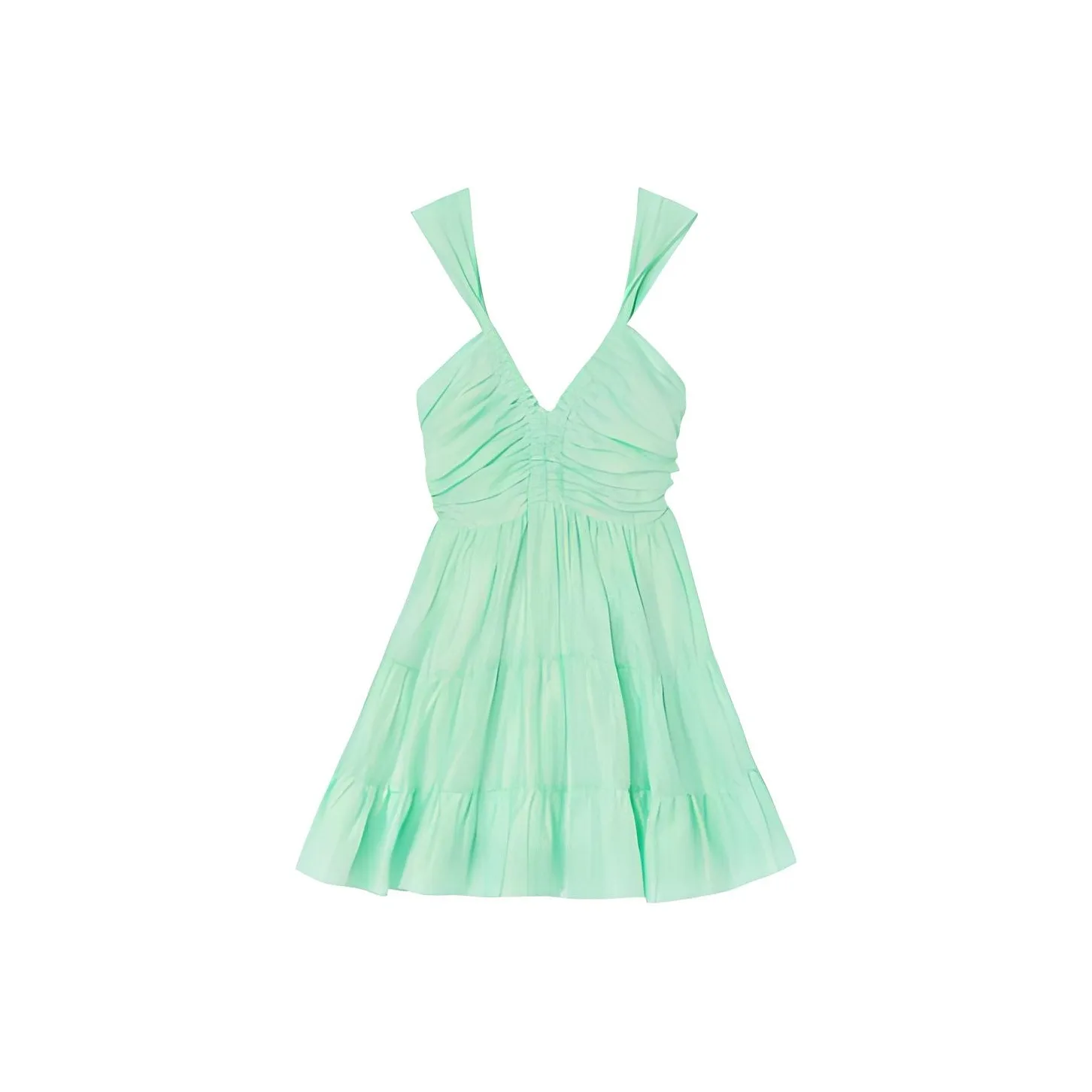 SANDRO Зеленые Женские Платья без рукавов