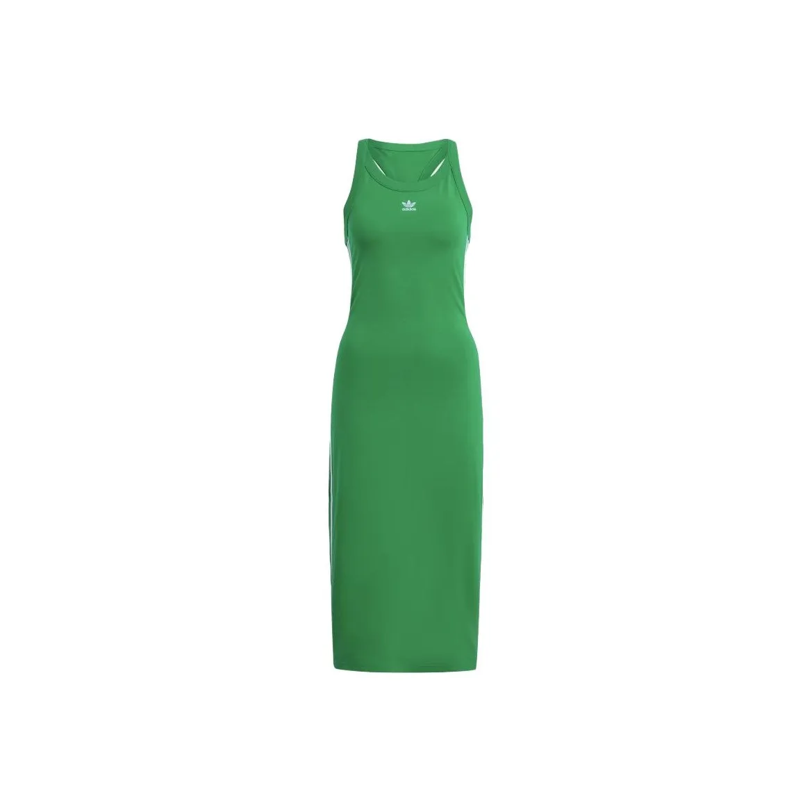 Adidas Originals 3 Stripes Slip Dresses Women's Green