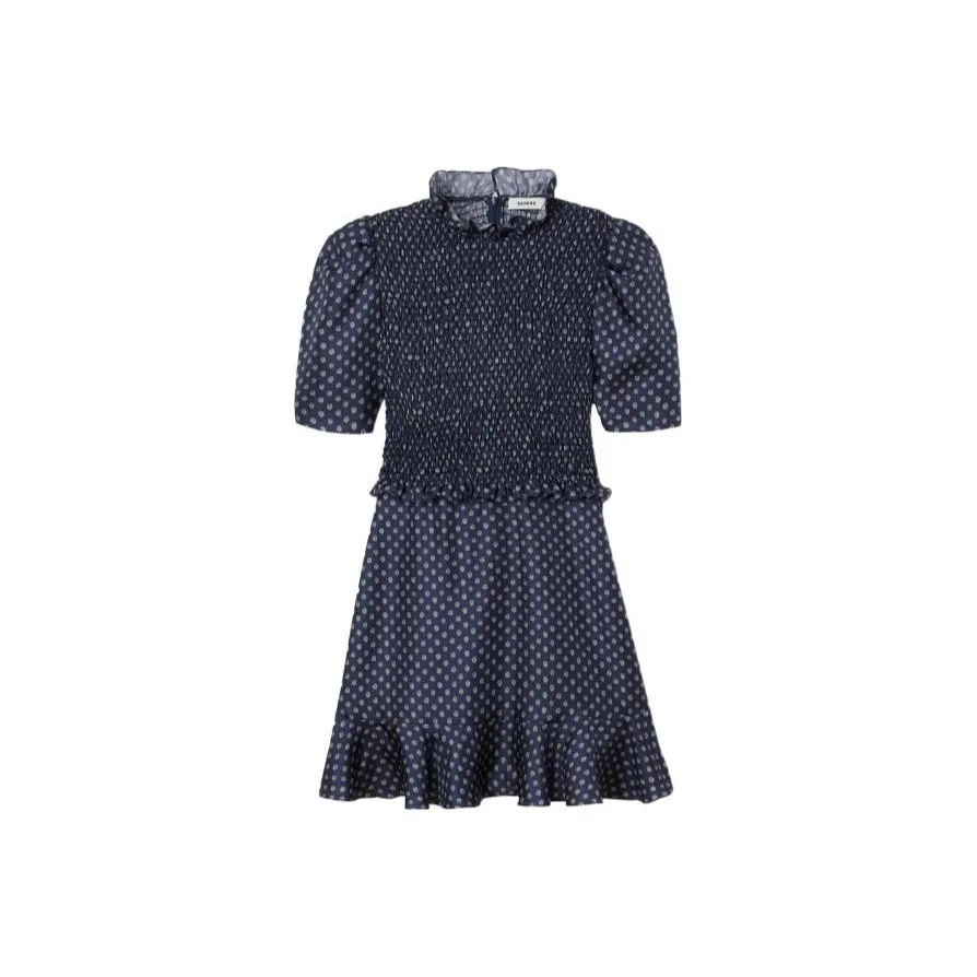 Sandro Short Sleeved Dresses Women's Dark Blue