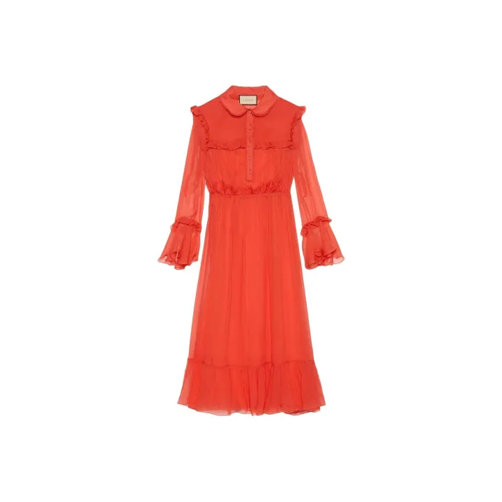 sylvie web stretch jersey dress Лучший гид по Gucci Sylvie Web Stretch Jersey Dress: как выбрать и где  купить на POIZON