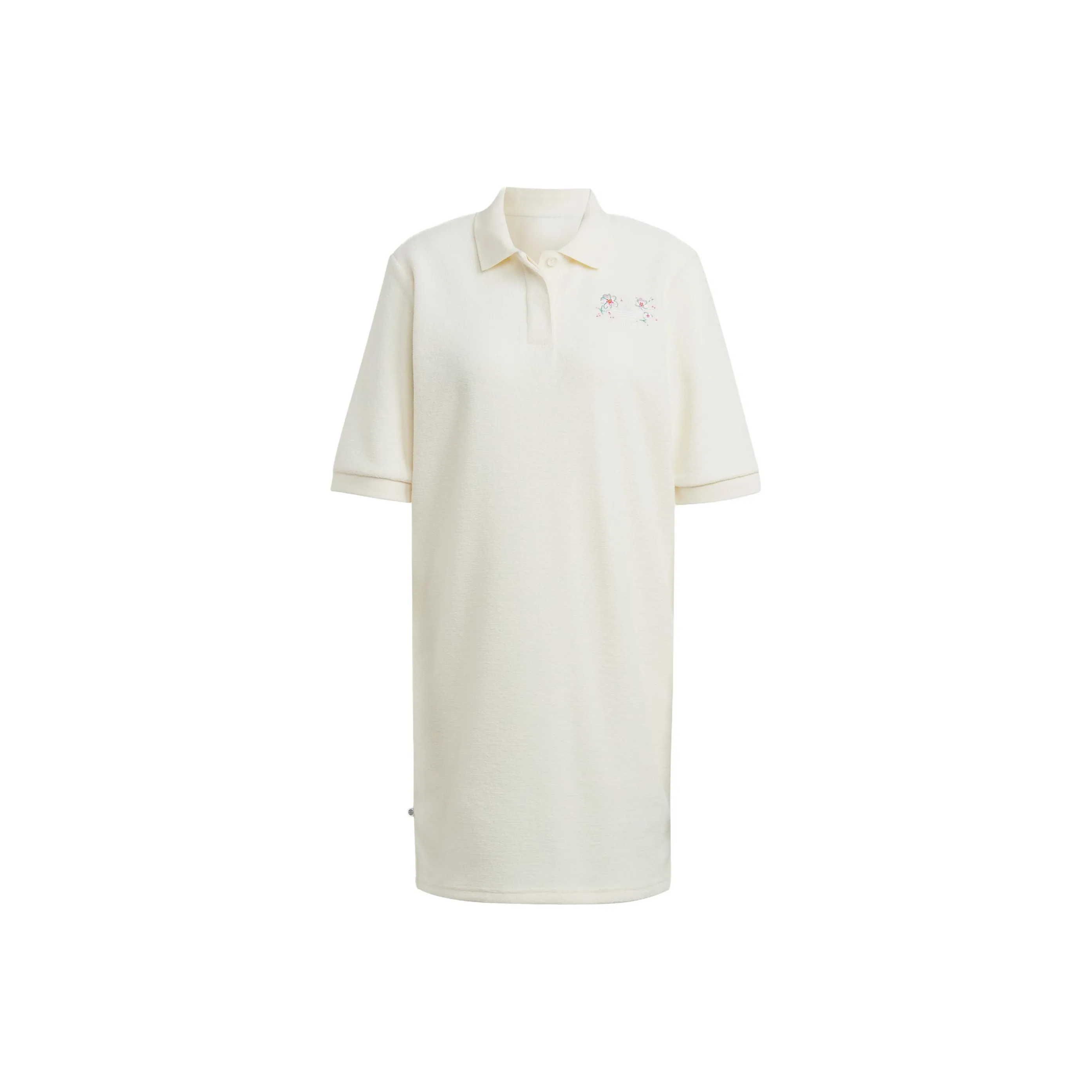 Adidas Originals Cherry Blossom Limited Series Короткий рукав Платье Женское Айвори