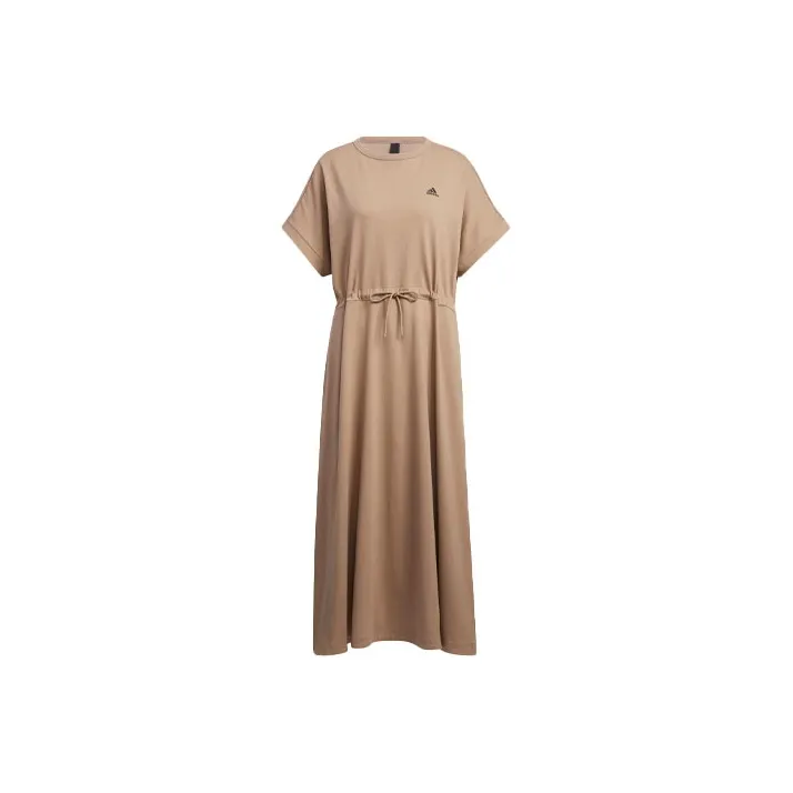 Adidas Short Sleeved Dresses Women's Brown