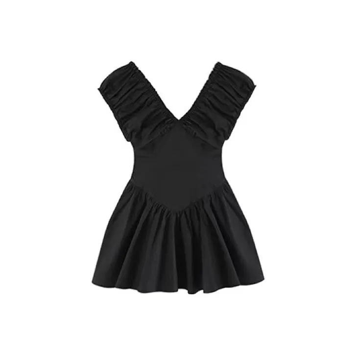 LOKUINTUS Short Sleeved Dress Women's Black
