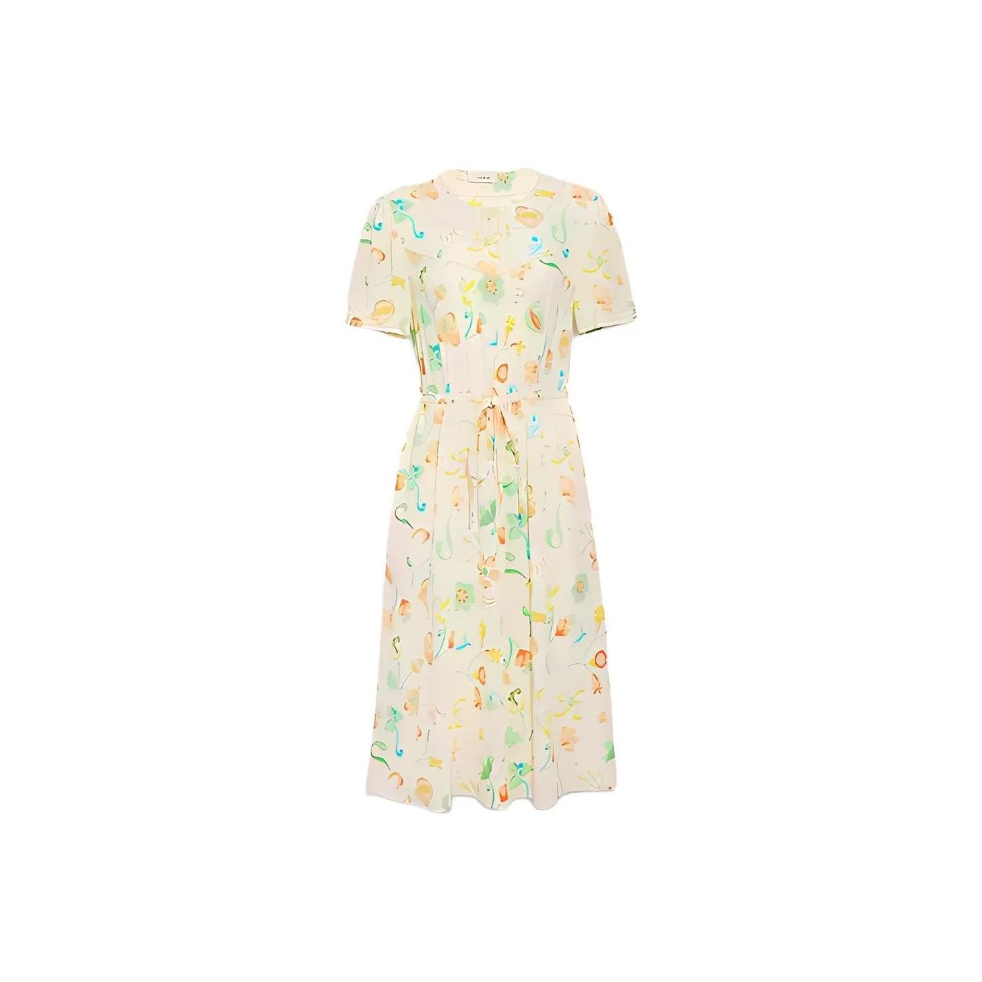 COACH Short Sleeved Dresses Women's Yellow