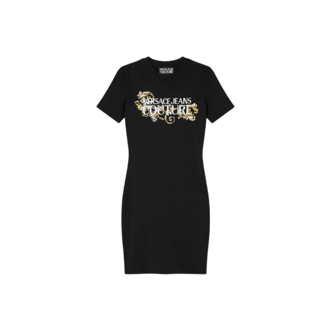 VERSACE Jeans Couture Logo Embellished Dress