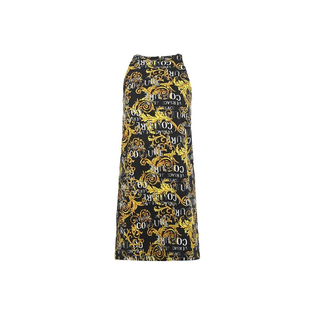 VERSACE JEANS COUTURE Logo Couture print Sleeveless Minidress