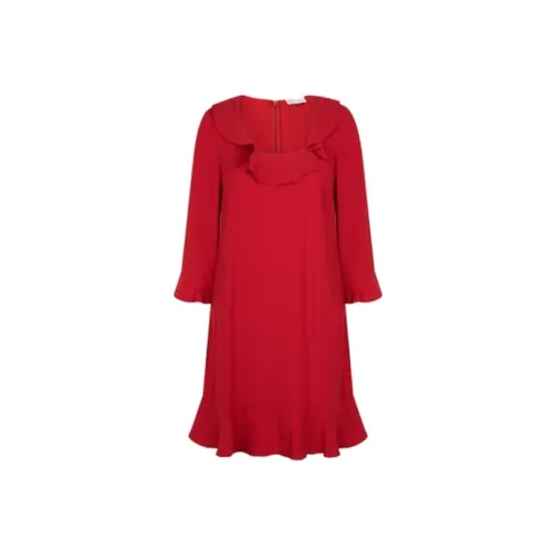 RED VALENTINO Red Женские Длинные Платья с Рукавами