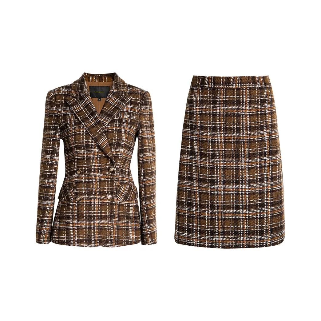 ROEYSHOUSE Бизнес-костюм женский в клетку