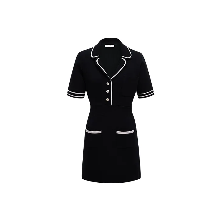 D'zzit Short-Sleeved Dresses Women's Black