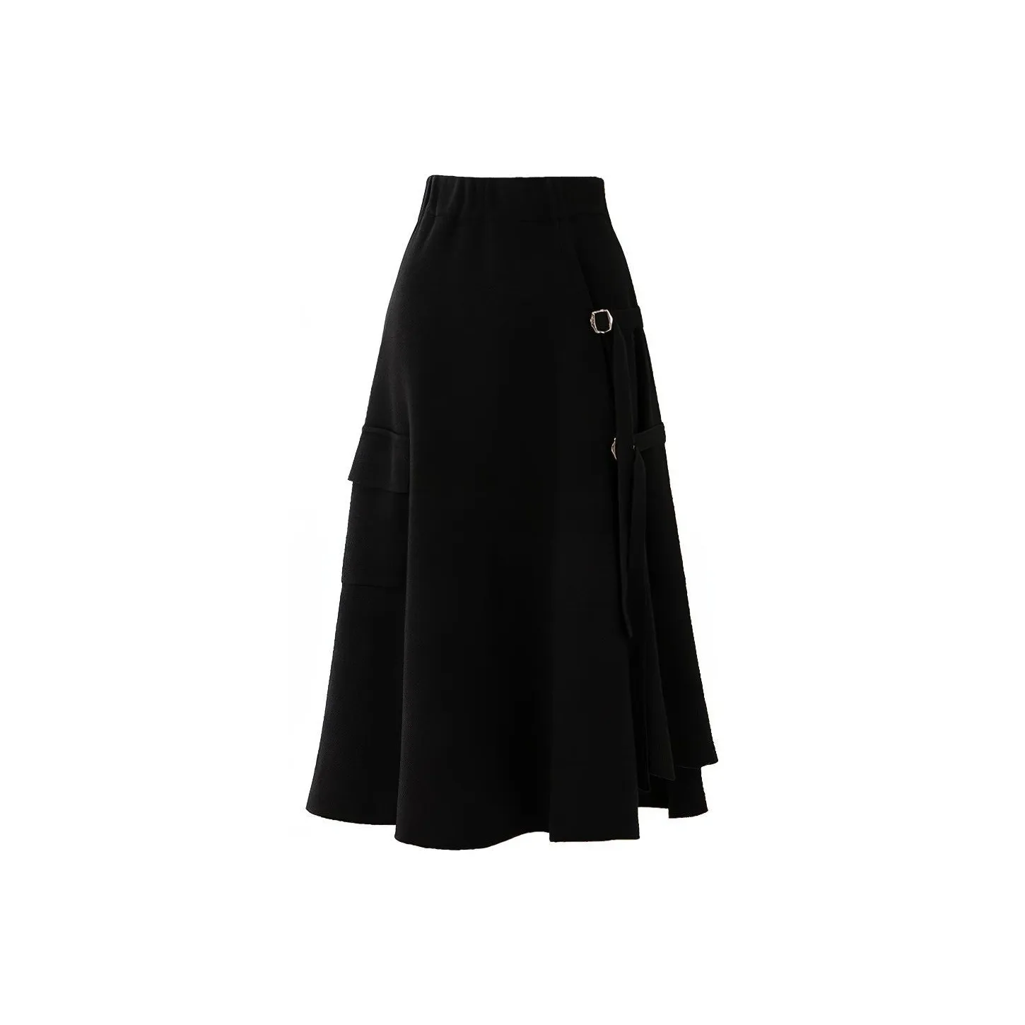 SOON FLOWER Knit Long Skirt Women's Black