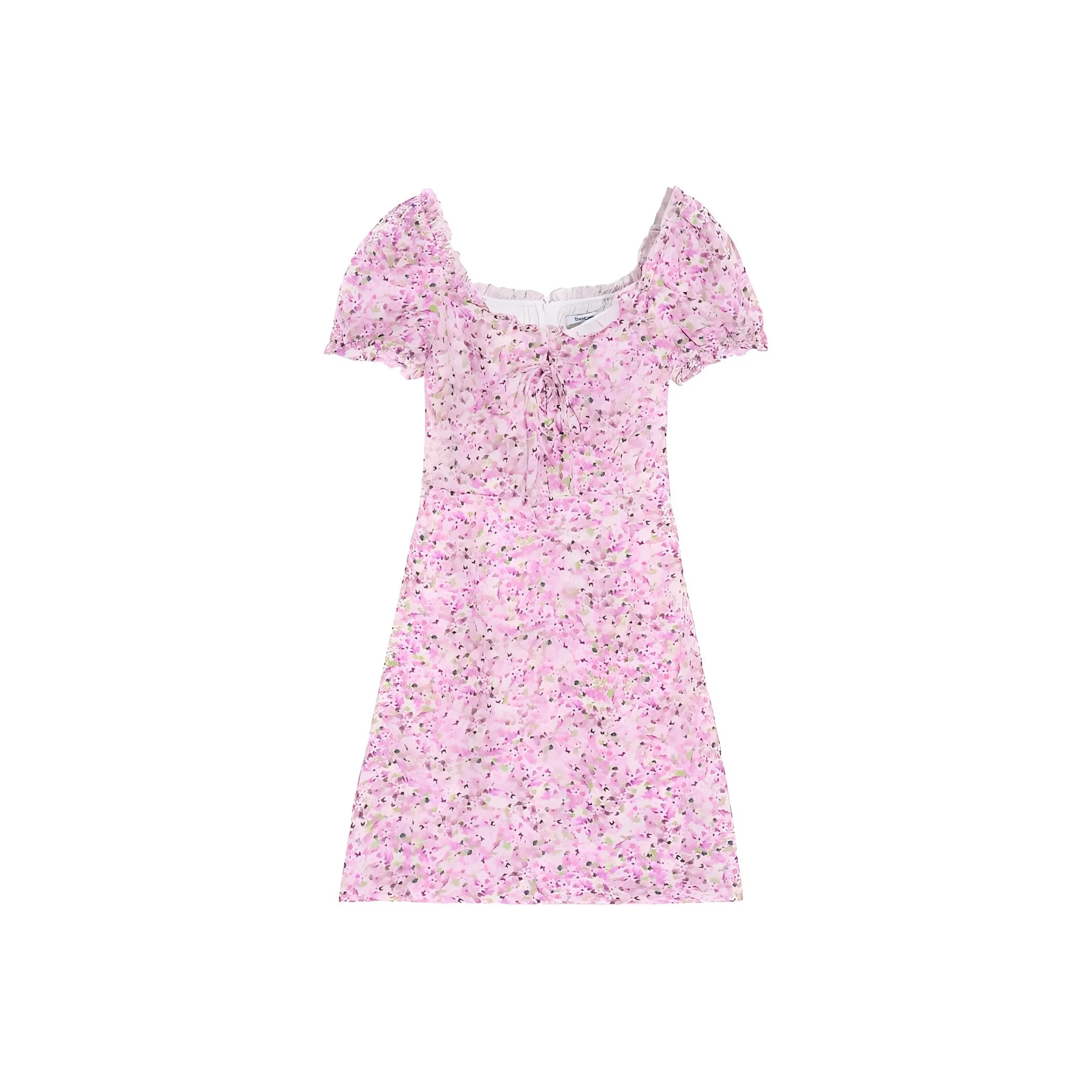Bebe Short Sleeved Dresses Women's Purple