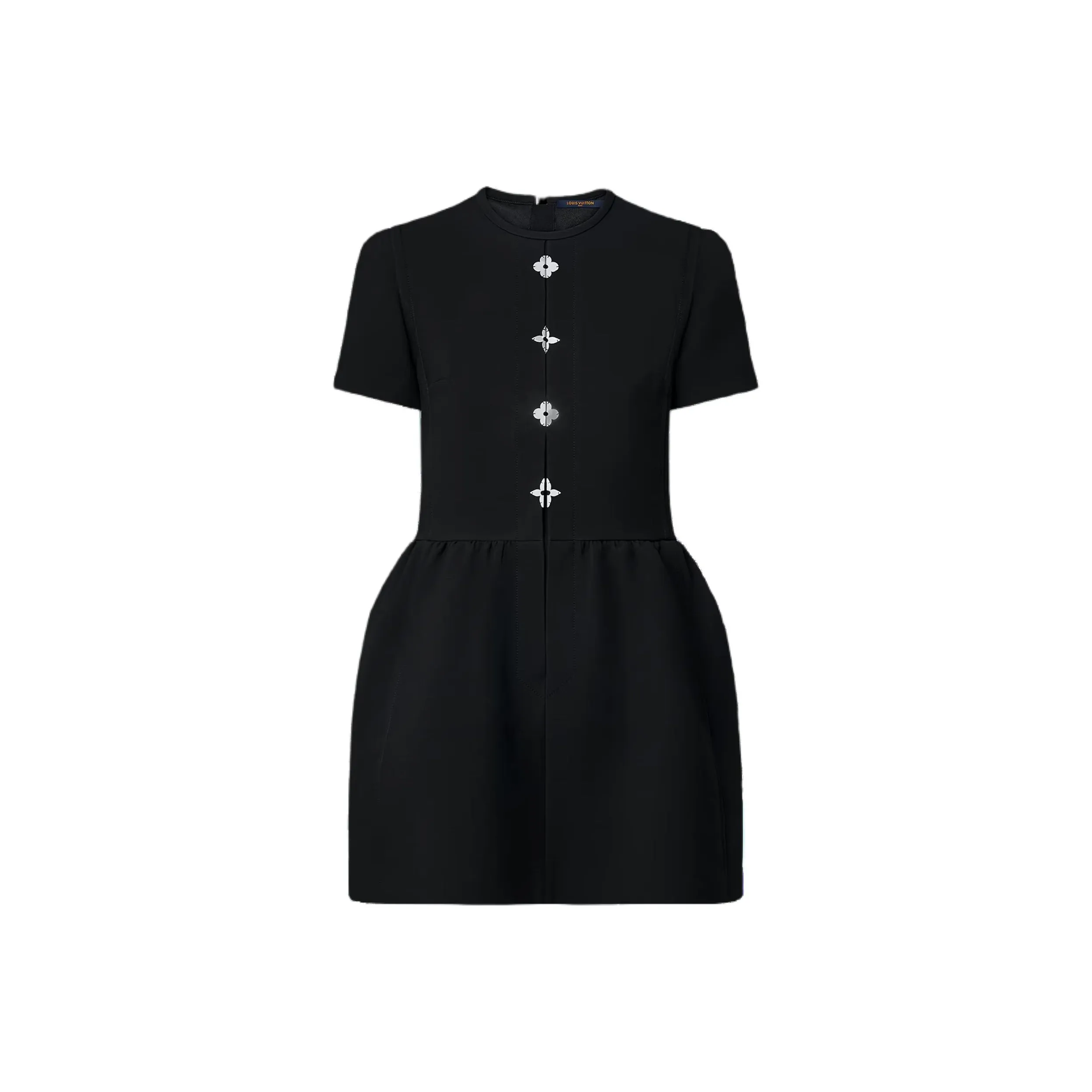Lv Monogram Flower Accent Dress