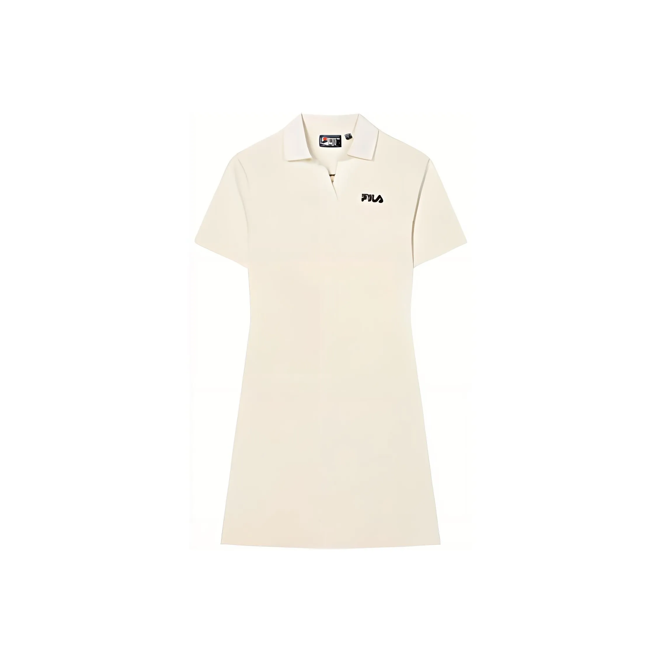 FILA HERITAGE SSS24 Short Sleeved Dress Women's Calamus White