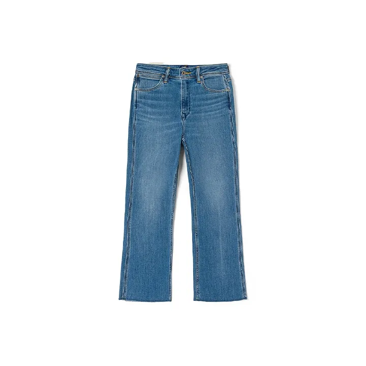 Lee Средне-голубые Женские Джинсы