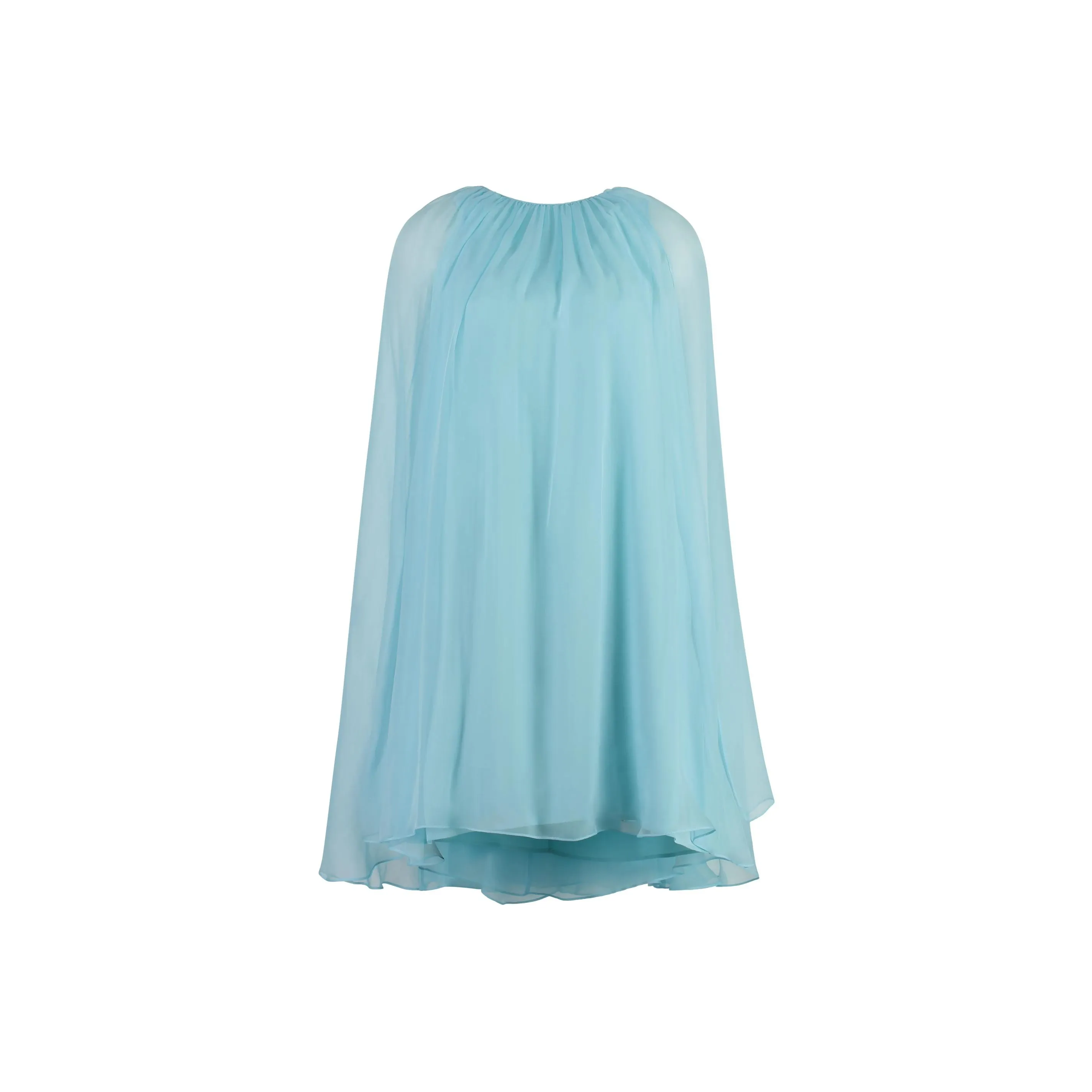 MaxMara Tulle Crewneck Sleeveless Dress