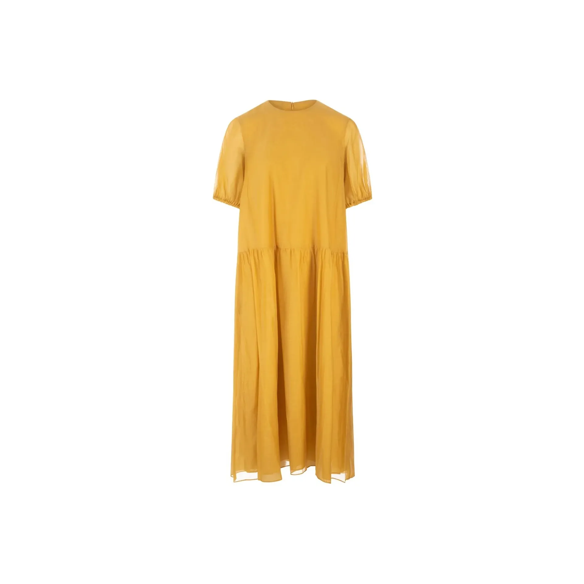 'S MAX MARA Short-Sleeved Dresses Women's Yellow