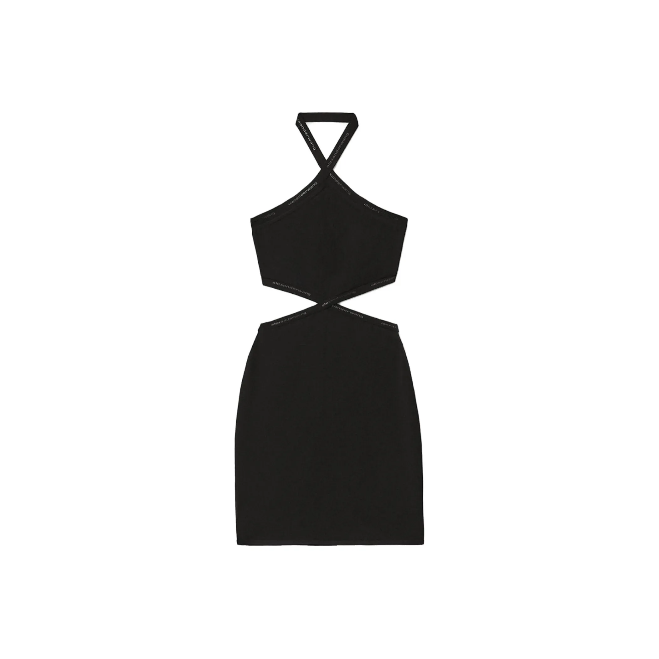 Alexander Wang Halter Neck Cut Out Dress
