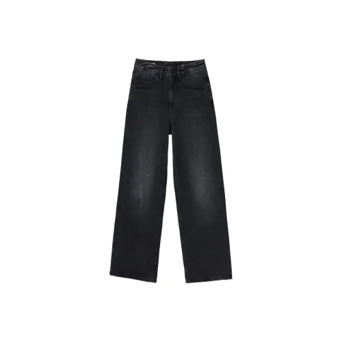 ABLE JEANS Темный Метеоритный Серый Женские Джинсы