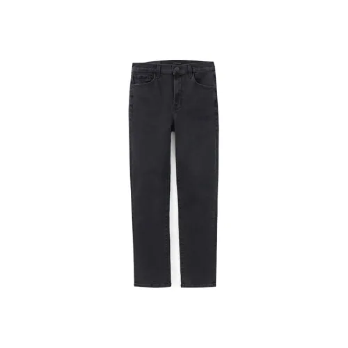 J BRAND Промытые черные женские джинсы