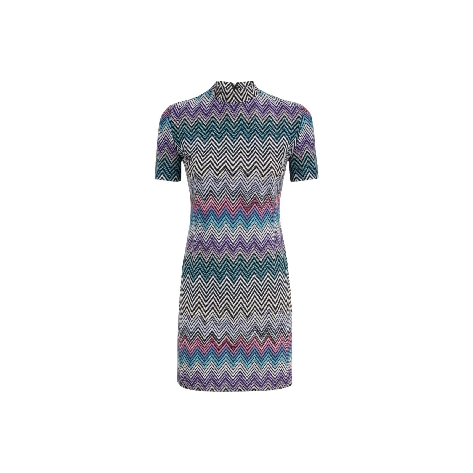 MISSONI Zigzag Short sleeve Mini Dress