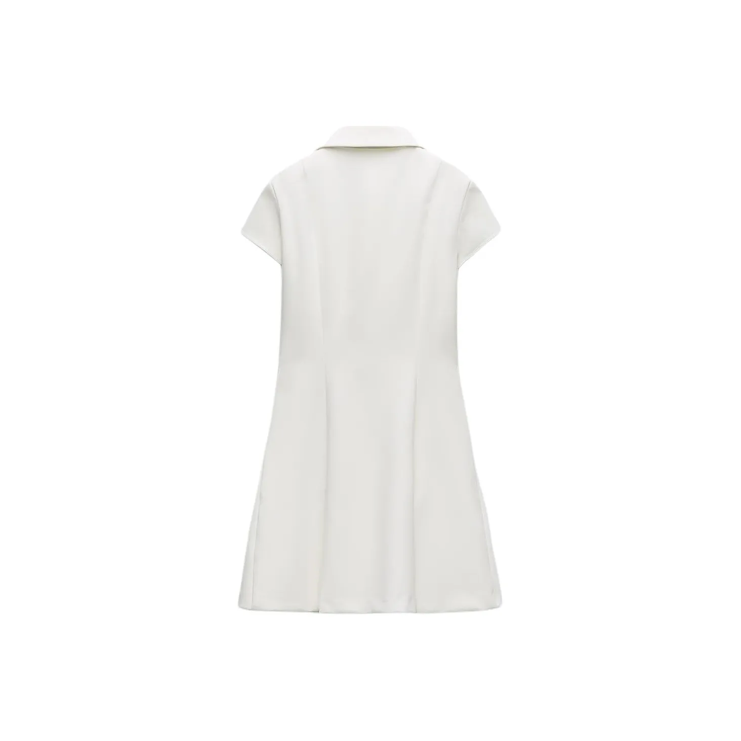 ZARA Short Sleeved Dresses Women's White