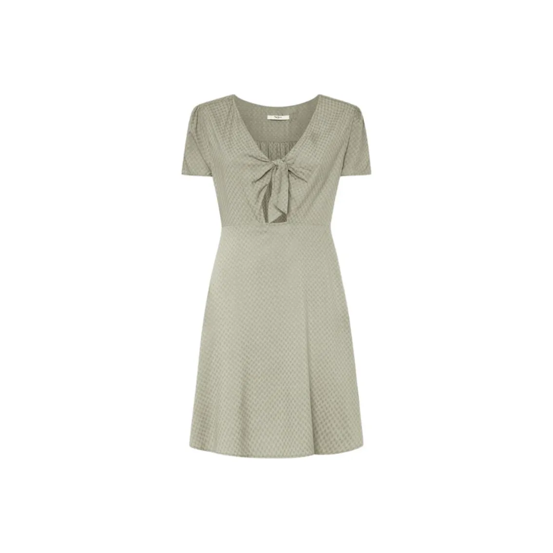 Pepe Jeans Short Sleeved Dress Women's Green