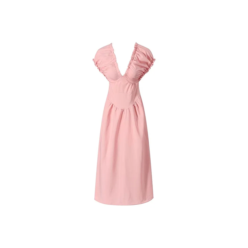 Incolore Short Sleeved Dresses Women's Pink