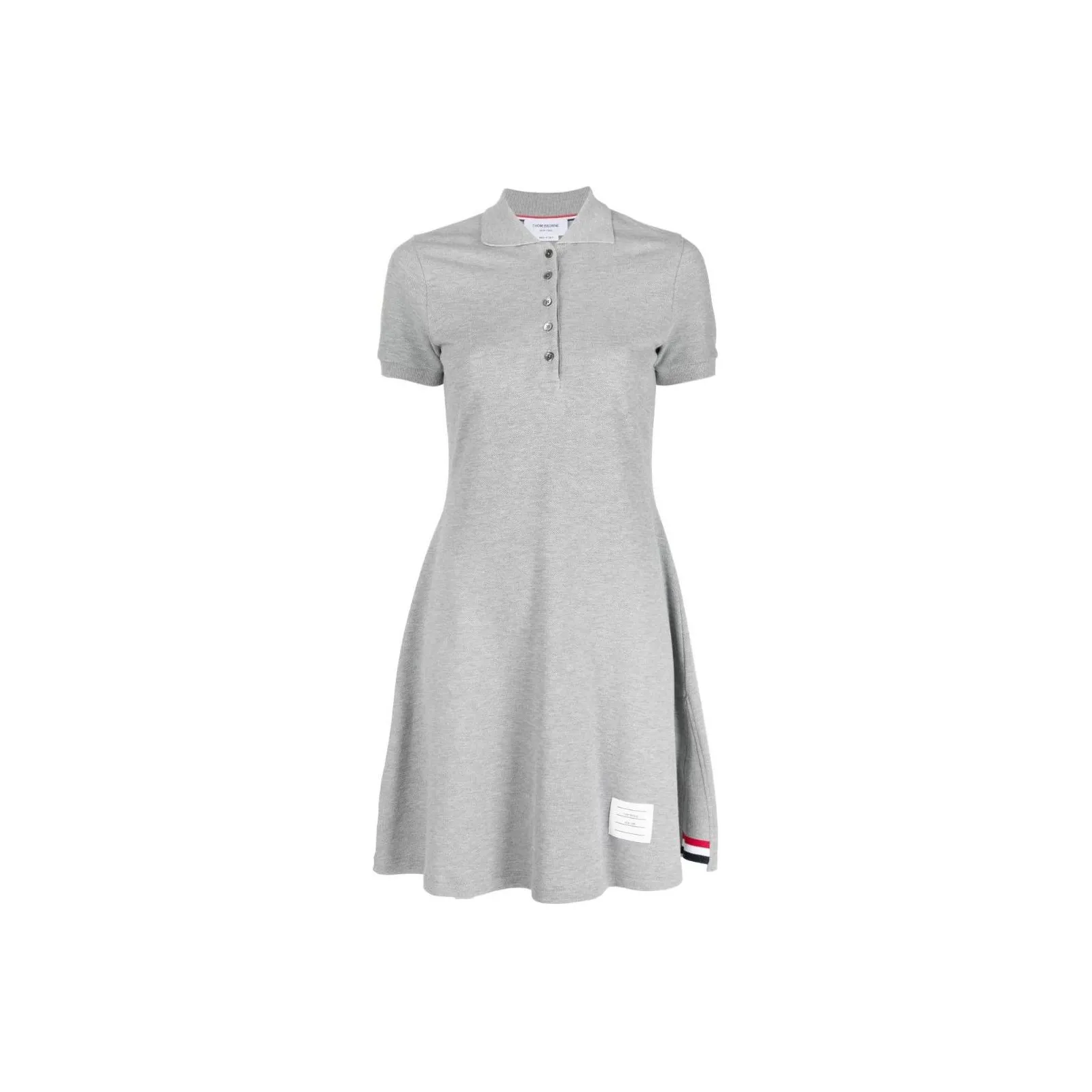 THOM BROWNE Short Sleeved Dresses Women's Gray
