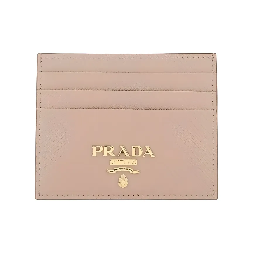 PRADA Cow Leather Coin Purse Women's Pink