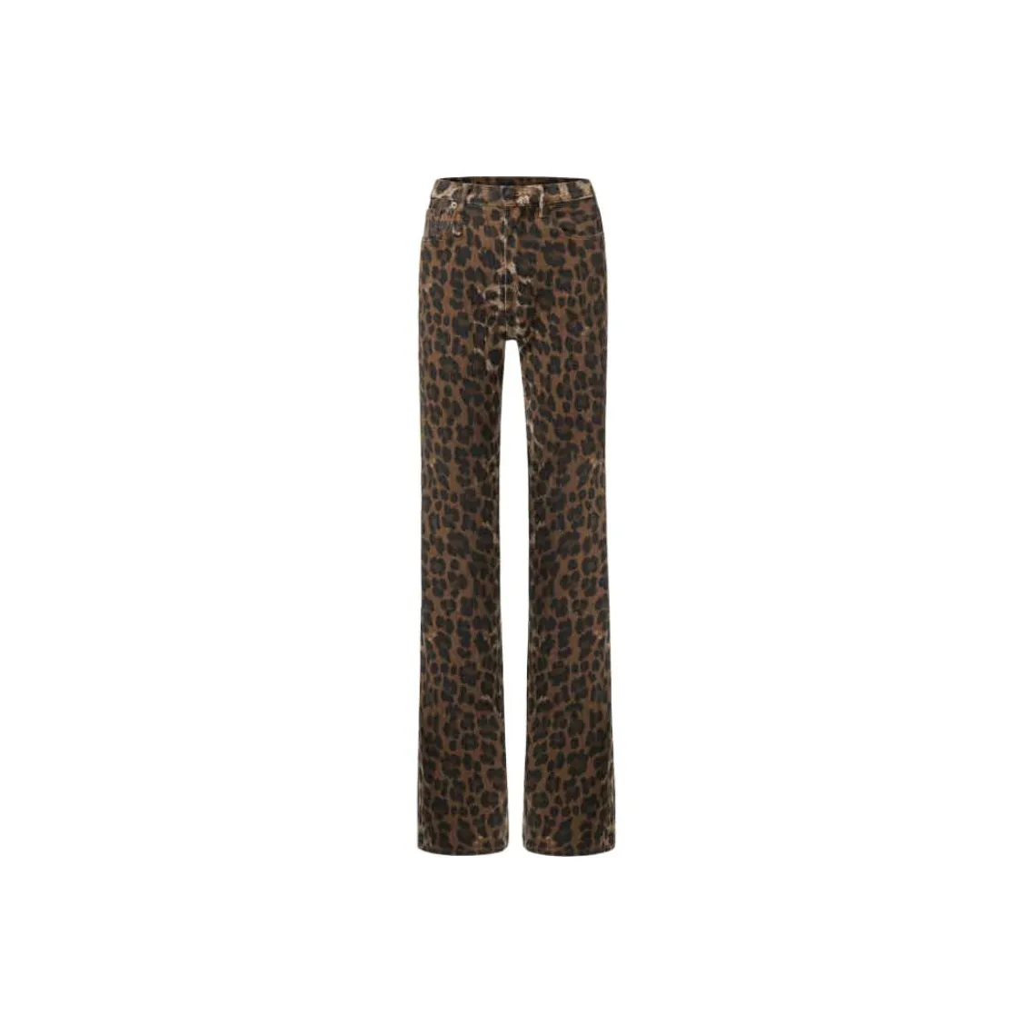 R13 Flared Patterned Designer Jeans