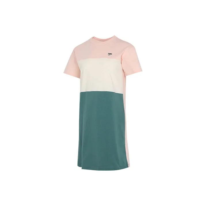PUMA Short Sleeved Dresses Women's Light Pink
