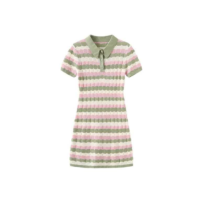 CUBIC Короткий рукав Платье Женское