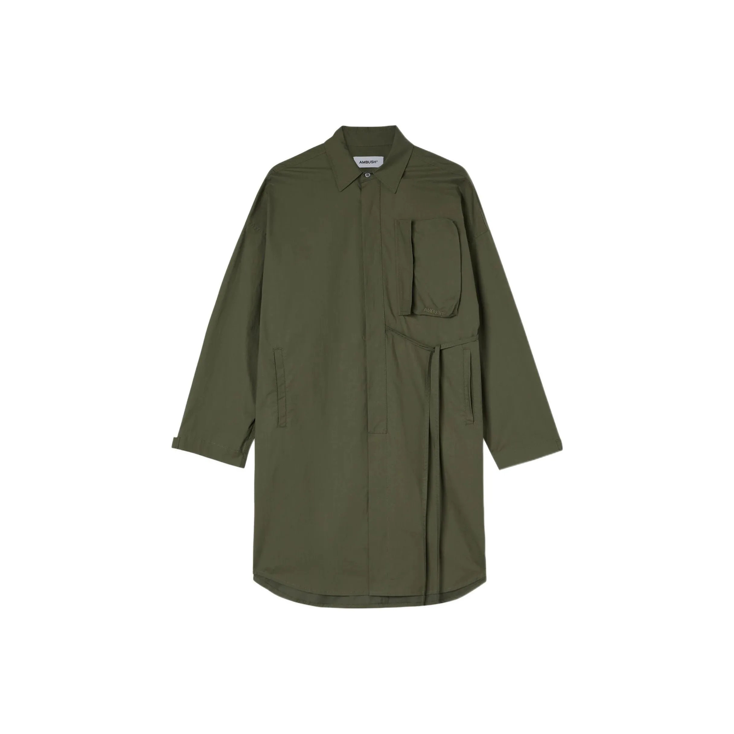 AMBUSH Oversized Waist tie Shirt Dress
