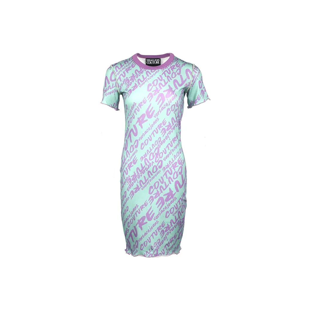 VERSACE JEANS COUTURE Chromo Couture print Mini Dress