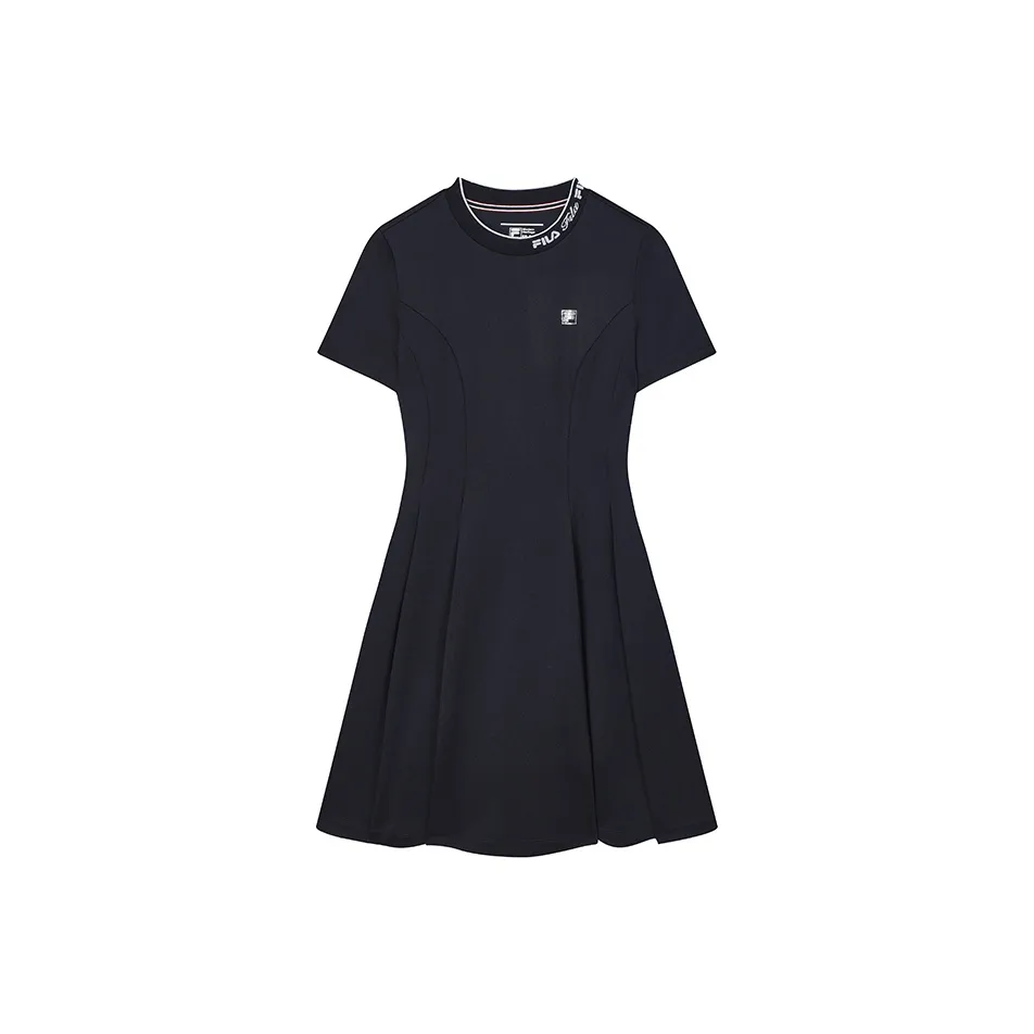 FILA MODERN HERITAGE SS24 Короткий рукав Платье Женское Легенда Синий