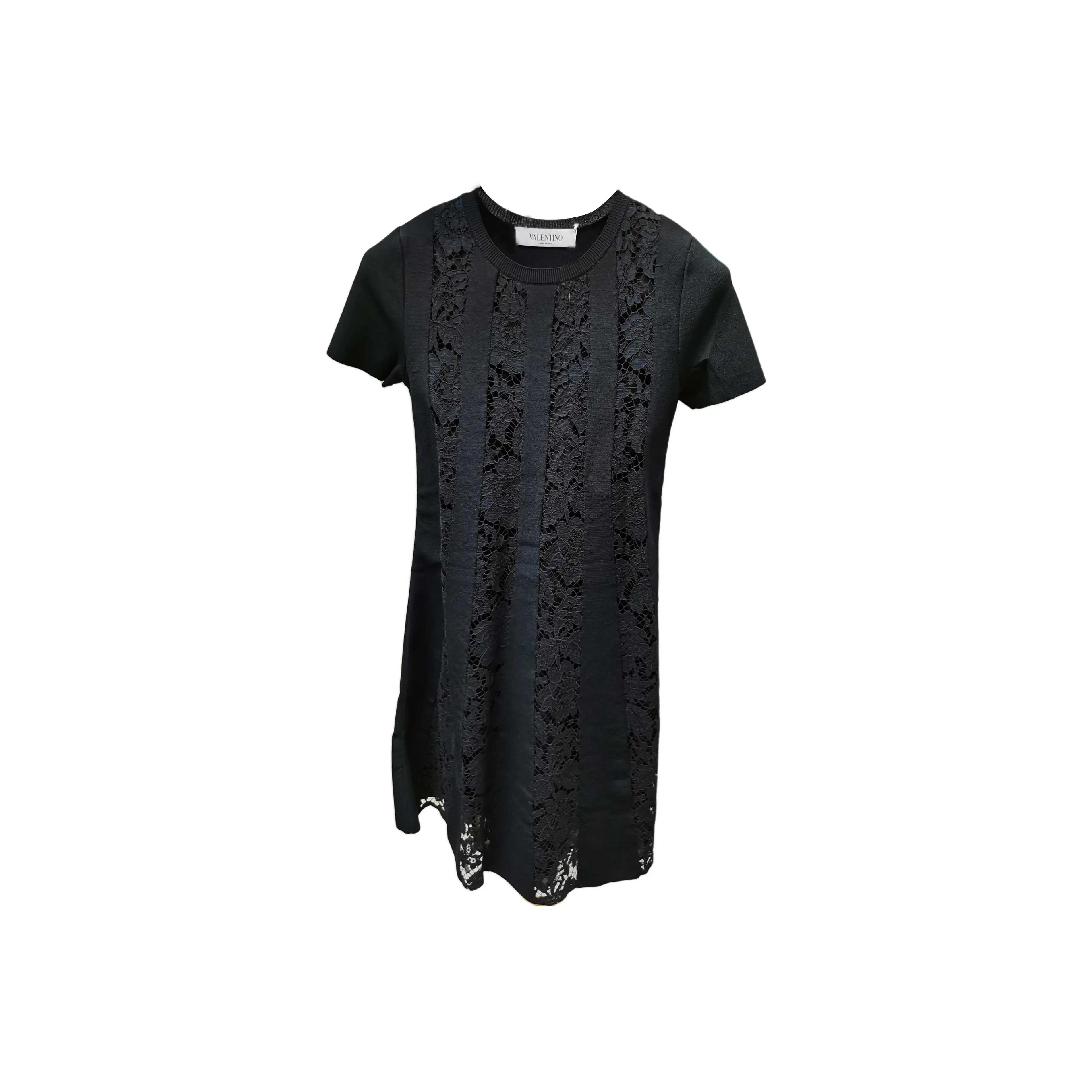 Valentino Short Sleeved Dress Women's Black