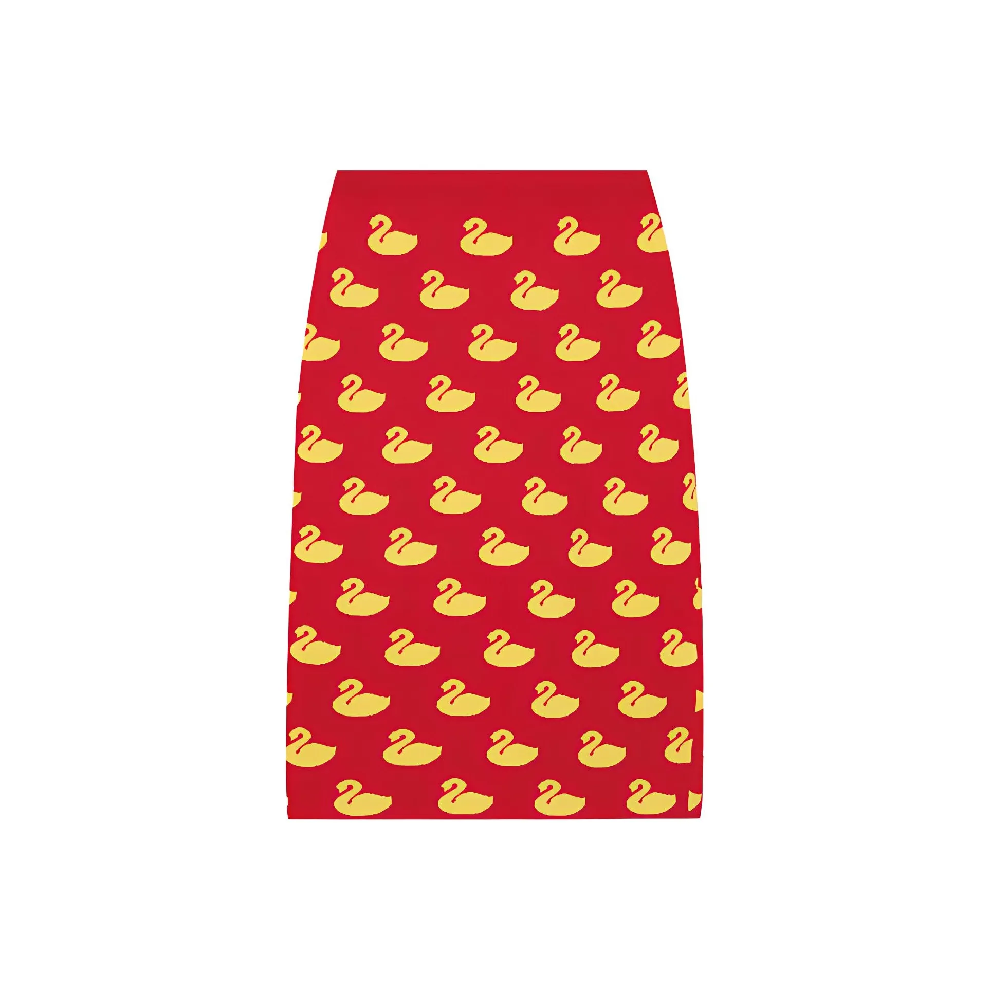 GCDS Knit Long Skirts Women's Red