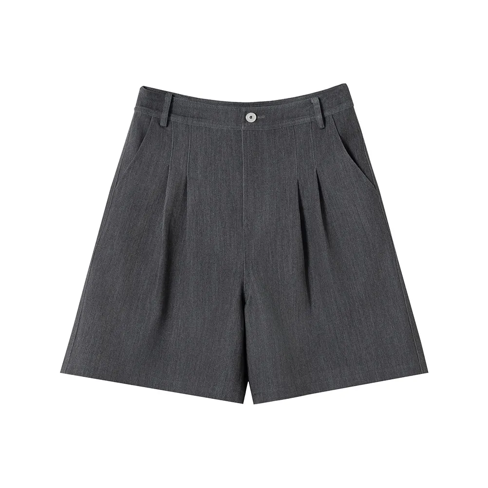 SOON FLOWER Повседневные шорты Женские Серые